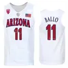 College Arizona Wildcats Basket 16 Keshad Johnson Maglia Donna Youth Uomo 4 Kylan Boswell 3 Pelle Larsson 11 Oumar Ballo 2 Caleb Love 14 Motiejus Krivas Navy Rosso