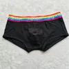 Underbyxor Rainbow Men's Briefs förföriska boxare Bomull