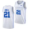 Men Women Kids College Basketball BYU Cougars Jerseys 20 Spencer Johnson 21 Trevin Knell 2 Jaxson Robinson 30 Dallin Hall 15 Richie Saunders 0 Noah Waterman Shirt