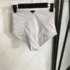 Designer-Bikini-Badebekleidung, Sommer-Sexy-Badeanzug, Dreieck-Label, verzierte Leibchen-Unterwäsche mit dreieckigem, hoch tailliertem Höschen, Damenbekleidung