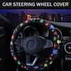 Steering Wheel Covers Car Cover Beetle Printed Cloth Without Inner Universal Styling Interior Accessories