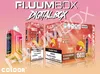 Fluum Box Digital 15000 Sbuffi E Sigarette Usa e getta Vape 0% 2% 3% 5% 25ml Pod preriempito 1.2ohm 650mah Batteria ricaricabile Vaper Pen Disattivabile