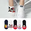 Meias femininas 5 pares 10 peças verão coreia dos desenhos animados squirr bonito animal engraçado tornozelo meia algodão invisível dropship 35-40