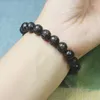 Bracciale in ebano da corsa con filo da 10 mm, sei parole, proverbi, gioielli, ornamenti, artigianato all'ingrosso