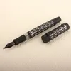 Jinhao 100 Hollow Out Acryl Metal Fountain Pen EF/F/M NIB Classic Design PISKA PISKO PISKO FOR BIZNES BIZNESKI 240123