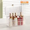 Boîtes de rangement Boîte en acrylique Cosmetic Eyeshadow Organizer Holder Case à lèvres Brosse Arrivée Brosse de maison