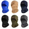 Beanie/Skull Caps Skullies Beanies Fleece Hat Scarf Set Thermal Head Cover Winter Warm Balaclava Face Mask Sports Cycling Bonnet Neck Protector 240125