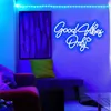 LED Neon Sign Good Vibes Only Neon Sign for Wall Decor Neon Light for Bedroom Led Sign Bar Game Room Hotel Birthday Party Restaurant Christmas YQ240126