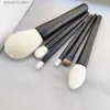 Pinceaux de maquillage T-1 Pinceau à poudre T-5 Highlight T-6 T-7 T-8 Mélange d'ombres à paupières T-9 Pinceaux de maquillage pour sourcils Outil de cosmétiques de beauté en poils de chèvre les plus fins Q240126