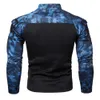 Camisa de combate táctico para hombre, uniforme militar, sudadera con capucha de camuflaje, ropa del ejército, sudadera para trotar de manga larga 240125