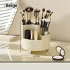 Boîtes de rangement Desktop Portable Rotation Multifonction Proof Cosmetic Brush Organizer porte-poussière Boîte de maquillage à lèvres Shadow
