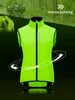 WOSAWE Women Reflective Cycling Vest Solid Woven Sportswear Men Cycling Windbreaker Water Repellent Windproof MTB Bike Jacket 240123