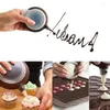 Bakningsverktyg Bakery Silikonkaka Muffin Macaroon Macaron Piping Izing Tool Pot 5 Nozles Set for Kitchen Bakeware