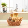 Dinnerware Sets Candy Gift Basket Woven Multi-function Storage Fruit Container Bread Rattan Tabletop Fruits Kitchen Convenient Dessert