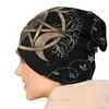 Berretti Albero della vita Pentagramma Luna Ornamento Bonnet Homme Outdoor Skullies Berretti Cappello Triple Art Per uomo Donna Cappelli in cotone