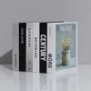 기타 테이블 장식 액세서리 가짜 책 저장 책 저장 상자 북유럽 간단한 스타일 장식 책 거실 시뮬레이션 장식품 YQ240125