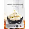 Commercial Rotating Dumpling Shape Embossing Fry Pan Machine Tabletop Freestanding Dumpling Pan Fry Samosa Making Machine