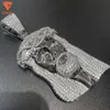 أزياء المجوهرات الهيب هوب 3D وجه يسوع قطعة sterling Sier Iced Out VVS Moissanite قلادة للرجال