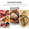 Bowls Coconut Bowl Shell Porch Key Storage Home Decoration Container Desktop Ornament Wood Tray