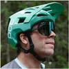 屋外アイウェアオリジナルPOC Devour Polarized4レンズサイクリングサングラス男性女性スポーツマウンテンバイク自転車メガネMTBガファスシクリスOTGXV