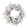 Decorative Flowers Wreaths Garland Door Hanging Decoration Rattan 40Cm Easter Foam Mticolor Spring Wreath Drop Delivery Home Garden Fe Otwse