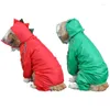 Dog Apparel Lovely Windproof And Rainproof Puppy Hoodies For Jacket Multi-size Pet Rainwear