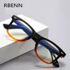 Rbenn Design Classic Anti Blue Light Reading Glasses Men Men Women Outdoor Pochromic Perbyopia Eyeglasses Reader 1.50 1.75 240123