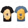 T-shirts hommes Denim Tears Offsetears T-shirt Hommes Jésus Hip Hop Overisze Skateboards Danse Punk Coton Kapok Cajou Sports Tops T240126