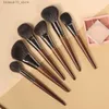 Makeup Brushes OVW Makeup Brushes Powder Foundation Eyeshadow Make Up Brushes Set Cosmetic Brushes Soft Goat Hair Synthetic Q240126