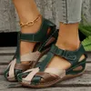 Sandalias de mujer, sandalias de verano con punta abierta, zapatos de mujer, Sandalias planas para mujer, sandalias antideslizantes, cómodas y ligeras para caminar L2401