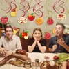 45 szt. JE ROK Wiszące dekoracje Rosz Hashanah Swirls dla Shana Tova Party Decor Dorps 240124