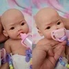 17 35 kg Micro Preemie Full Body Silicone Baby Doll Harveylifelike Mini Reborn Surprise Children Antistress My Melody 240119