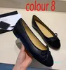 Chaussures habillées designer Chaussure de ballet Printemps Automne nœud en peau de mouton Chaussure de bateau plate Dame en cuir Mocassins paresseux femmes CHAUSSURES taille 34-41-42