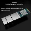 Datorkylningar M.2 SSD -adapter NGFF NVME Extended Transfer Card 2230 2242 2260 till 2280 Aircraft Hard Drive Bracket