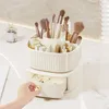 Storage Boxes Cases Cosmetic Organizer Jewelry Large Drawers 360 Display Holder Rotating Capacity Brushes Vanity Box Makeup Cosmetics With