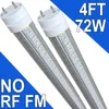 Ampoule LED T8 T10 T12 de 1,2 m, 72 W, éclairage d'atelier LED de 1,2 m, 7 200 lumens, blanc lumière du jour 6 000 K, tube fluorescent de remplacement, base G13 à deux broches, pour garage, entrepôt, grange, usastock