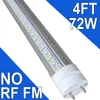 LED-Lampen 4 Fuß, Typ B-Glühbirnen, 72 W, 7200 lm, 6000 K, tageslichtweiße Leuchtstofflampen 48 Zoll, Ballast-Bypass, 4 Fuß LED-Ersatz-Leuchtstoffröhren Barn USAstock