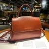 Evening Bags Leather Female Layer Cowhide Motorcycle Package Plant Tanned Hand Crossbody Bag Vintage Purses And Handbags