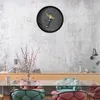 Duvar Saatleri Kungfu Saat Sessiz Kuvars Ev Yatak Odası için Pil Yenilikçi Yuvarlak Ev Dekorasyonları İçermez