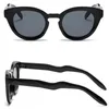 Солнцезащитные очки Yooske Fashion Round для женщин Мужчины нерегулярные храмовые солнцезащитные бокалы.