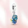 Charm Sterling Sier Flounder Bead Mermaid Pendant Herocross Charm تناسب سوار أصلي مجوهرات الحب