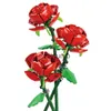 Blöcke DIY Schmetterling Lnsect Topfpflanze Bonsai Blume Rose Dekoration Mini Baustein Spielzeug Mädchen Valentinstag Weihnachtsgeschenkvaiduryb