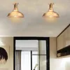 Tavan Işıkları Vintage Endüstriyel Yarı Flush Mount Hafif Retro Metal Asma Lamba Koridor Merdiven Yatak Odası Mutfak Ev Aydınlatma