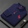 T-shirt da uomo Sport di alta qualità per il tempo libero Paul Bavero Polo T-shirt a maniche lunghe con ricamo di lusso 2023 Nuova moda autunnale Top traspiranti T240126