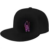 Bola Caps Hawaii Flores Paddle Surf Board Flat Brim Boné Boné Mens e Mulheres Chapéu Ajustável Preto Hiphop Visor Casual Um Tamanho