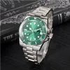 Men's Submarine High Quality Stainless Steel 41mm Double Ring Sapphire Automatic Mechanical Brand Designer Watch for Men