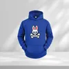 Psycho Skeleton Bunny Lettera Logo Stampa Felpa con cappuccio da donna Autunno Inverno Streetwear Uomo Felpa con design sportivo Top Harajuku Pullover4557288