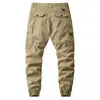 Pantalon Cargo ample et solide pour hommes, avec plusieurs poches, pantalon de travail tactique décontracté, droit, salopette de randonnée en plein air, 42