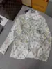 Blouses Femmes Chemises designer lvvv marque été femmes chemise designer chemisier mode nouvelle vieille fleur quatre feuilles herbe femme mince cardigan manteau haut à manches longues