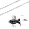 Ожерелья с подвесками, индивидуальная модная ракета в сочетании с веревочной цепочкой шириной 4 мм для мужчин и женщин, Прямая доставка, ювелирные подвески Otlx5